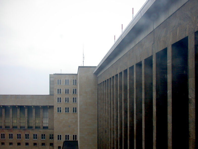 Fassade of the Airport Tempelhof, Berlin