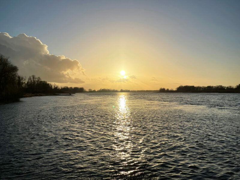 Elbe Sonnenuntergang