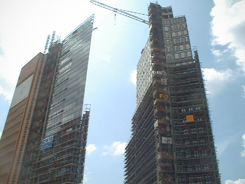 Potsdamer Platz Kollhoff-Tower Baustelle
