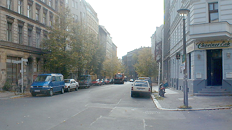 Choriner Strasse Zionskirchstrasse Panorama Berlin Mitte