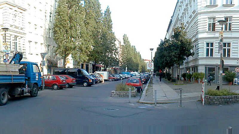 Sredzkistrasse Knaackstraße Berlin Panorama